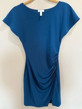 Leith Teal Crewneck Short Sleeve Top
